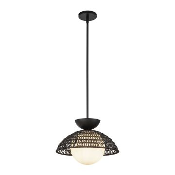 Elstead Lighting Perth ALM-PERTH-P-BK Závěsná lampa 1x60W/E27 IP20