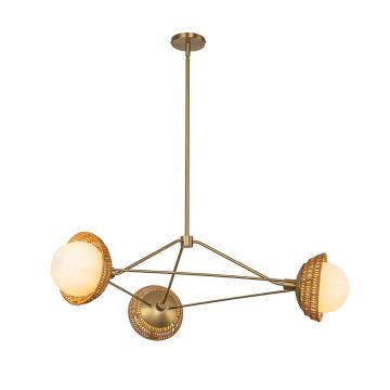 Elstead Lighting Perth ALM-PERTH3-GD Lustr 3x40W/E14 IP20