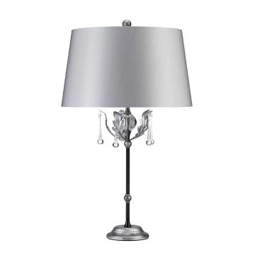Elstead Lighting AMARILLI AML-TL-BLK-SIL Stolní lampa 1x60W/E27