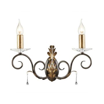 Elstead Lighting AMARILLI AML2-BRONZE Nástěnná lampa 2x60W/E14