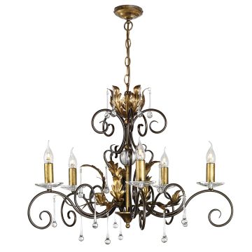 Elstead Lighting AMARILLI AML5-BRONZE Lustr 5x60W/E14