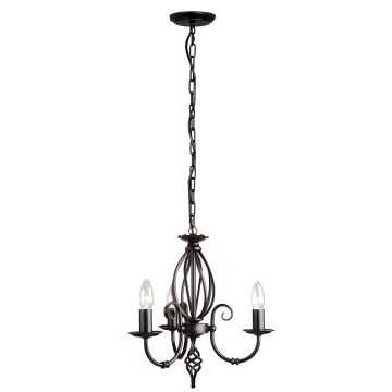 Elstead Lighting ARTISAN ART3-BLACK Lustr 3x60W/E14