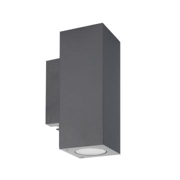 Norlys SANDVIK 1730GR Nástěnná lampa 2x2x4W/GU10 IP65