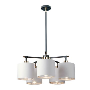 Elstead Lighting Balance BALANCE5-BKPN Żyrandol 5x60W/E27
