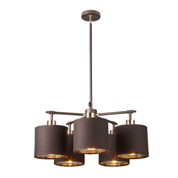 Elstead Lighting BALANCE BALANCE5-BRPB Lustr 5x60W/E27