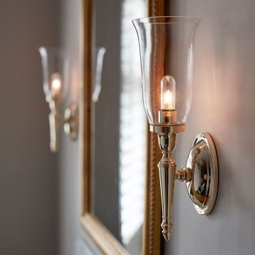 Elstead Lighting DRYDEN BATH-DRYDEN2-PB Nástěnná lampa 1x40W/G9 IP44