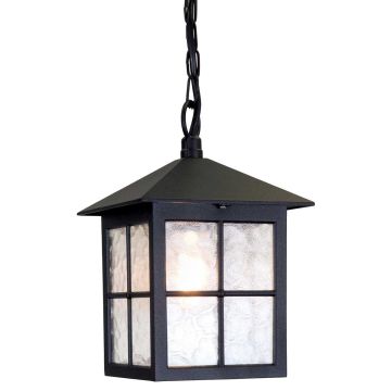 Elstead Lighting WINCHESTER BL18B-BLACK Závěsná lampa 1x60W/E27 IP43
