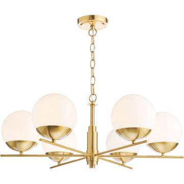 Dar Lighting Bombazine BOM0635 Lustr 6x40w/e14