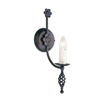 Elstead Lighting BELFRY BY1-BLACK Nástěnná lampa 1x60W/E14