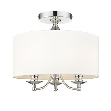 Cosmolight ABU DHABI C03466CH-WH Stropní lampa 3x40W/E14