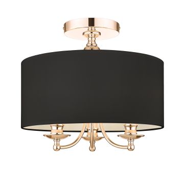Cosmolight ABU DHABI C03480AU-BK Stropní lampa 3x40W/E14