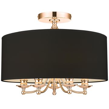 Cosmolight ABU DHABI C05442AU-BK Stropní lampa 5x40W/E14