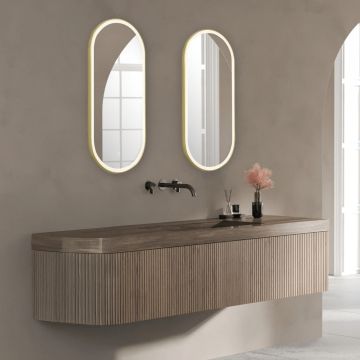 Zambelis MIRROR WITH LED 25386 Zrcadlo 18W/led 3000-4000K 1564-1739lm IP44