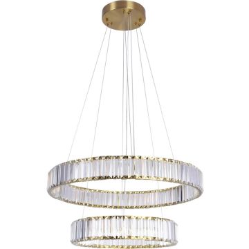 Polux CRISTALIA 338266 Závěsná lampa 4000K 6400lm ip20