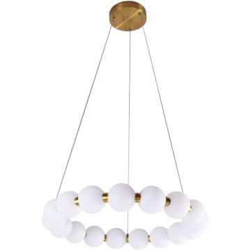 Polux PERLA 338242 Závěsná lampa 4000K 5200lm ip20
