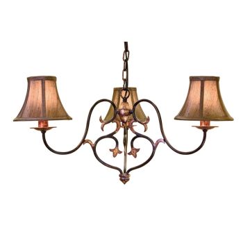 Elstead Lighting CONISTON CN3-BUR-GOLD Lustr 3x60W/E14