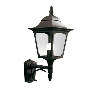 Elstead Lighting CHAPEL CP1-BLACK Nástěnná lampa 1x60W/E27 IP44