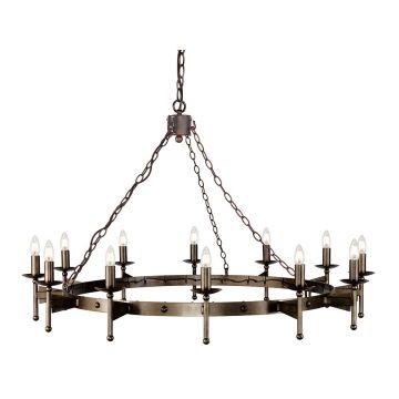 Elstead Lighting CROMWELL CW12-OLD-BRZ Lustr 12x60W/E14