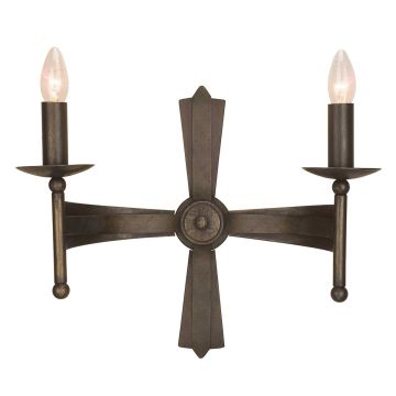Elstead Lighting CROMWELL CW2-OLD-BRZ Nástěnná lampa 2x60W/E14