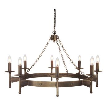 Elstead Lighting CROMWELL CW8-OLD-BRZ Lustr 8x60W/E14
