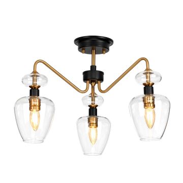 Elstead Lighting ARMAND DL-ARMAND-SF3-AB Stropní lampa 3x40W/E14