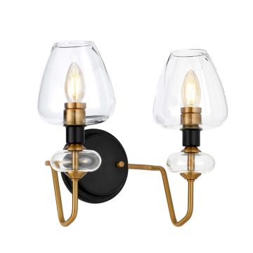 Elstead Lighting ARMAND DL-ARMAND2-AB Nástěnná lampa 2x40W/E14