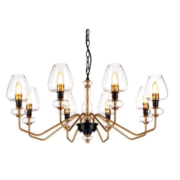 Elstead Lighting ARMAND DL-ARMAND8-AB Lustr 8x40W/E14