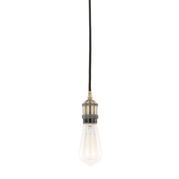 Italux CLASSO DS-M-034 ANTIQUE BRASS Závěsná lampa 1x60W/E27 IP20