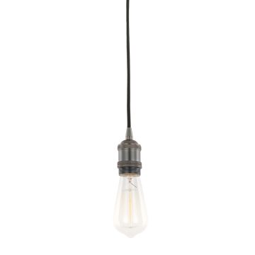 Italux CLASSO DS-M-034 MATT BLACK Závěsná lampa 1x60W/E27 IP20