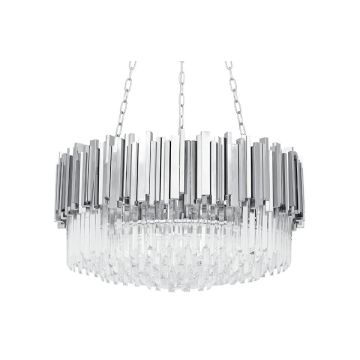 King Home IMPERIAL SILVER DW-D5688M.SILVER Závěsná lampa 16x40W/E14 IP20