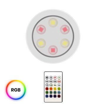 Eko-Light PODSZAFKOWE EKB1665 Podskříňkové osvětlení 1x0,6W/LED 3000K-6000K+RGB 50lm IP20