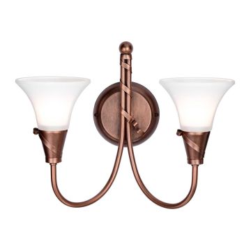 Elstead Lighting EMILY EM2-COPPER Nástěnná lampa 2x60W/E14