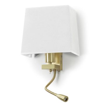 Novolux FIRENZE 507A-Y05X1B-46 Nástěnná lampa 2x60W, 3W/E27, LED 240LM IP20