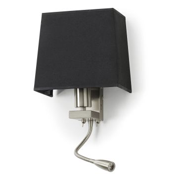 Novolux FIRENZE 507F-Y05X1B-35 Nástěnná lampa 2x60W, 3W/E27, LED 240LM IP20