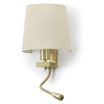 Novolux FIRENZE 507F-Y05X1B-46 Nástěnná lampa 2x60W, 3W/E27, LED 240LM IP20