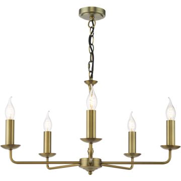Dar Lighting Favian FAV0563 Lustr 5x40w/E14