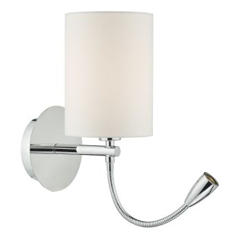 Dar Lighting FETA FET0750 Rameno na stěnovou lampu 1x60W/E27+1x1W/LED IP20