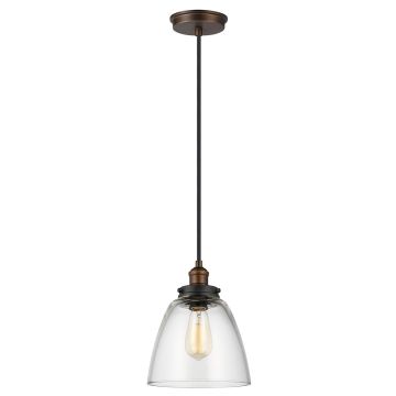 Feiss BASKIN FE-BASKIN-P-B-BR Závěsná lampa 1x60W/E27