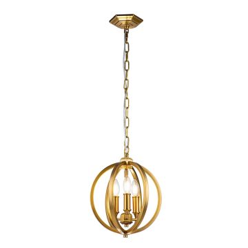 Feiss Corinne FE-CORINNE-3P-S-BB Lampa wisząca 3x60W/E14