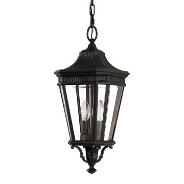 Feiss COTSWOLD LANE FE-COTSLN8-M-BK Závěsná lampa 2x60W/E14 IP23