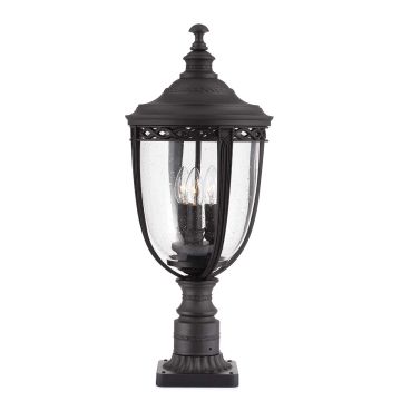 Feiss ENGLISH BRIDLE FE-EB3-L-BLK Stojací lampa 3x60W/E14 IP44