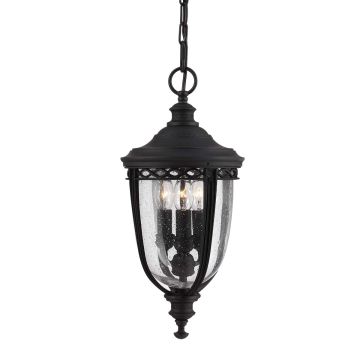 Feiss ENGLISH BRIDLE FE-EB8-M-BLK Závěsná lampa 3x60W/E14 IP23