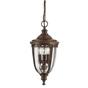 Feiss ENGLISH BRIDLE FE-EB8-M-BRB Závěsná lampa 3x60W/E14 IP23
