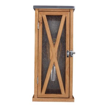 Feiss LUMIERE FE-LUMIERE-S1OAK Nástěnná lampa 1x60W/E27 IP44
