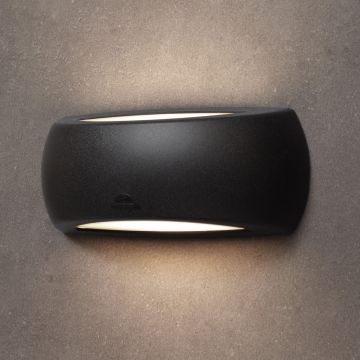 Fumagalli Francy FMG-FRANCY-BLK Nástěnná lampa 1x23W/E27 2700K 800lm IP66