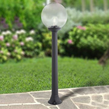 Fumagalli Giaffa FMG-GIAFFA-GLOBE-BLK Stojací lampa 1x23W/E27 2700K 800lm IP55
