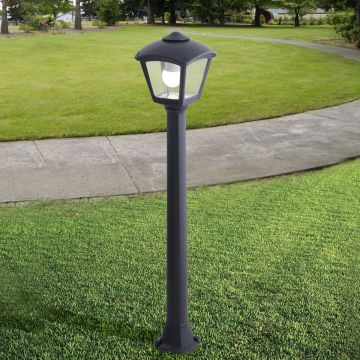 Fumagalli Giaffa FMG-GIAFFA-ROBY-BLK Stojací lampa 1x23W/E27 2700K 800lm IP55