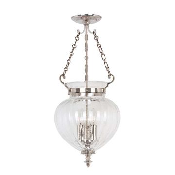 Elstead Lighting FINSBURY PARK FP-P-M-POL-NCKL Závěsná lampa 3x60W/E14