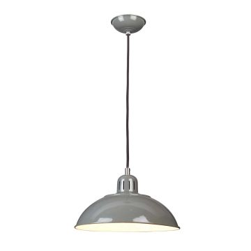 Elstead Lighting FRANKLIN FRANKLIN-P-GY Závěsná lampa 1x60W/E27