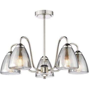 Dar Lighting Glynis GLY5438 Lustr 5x40w/e14